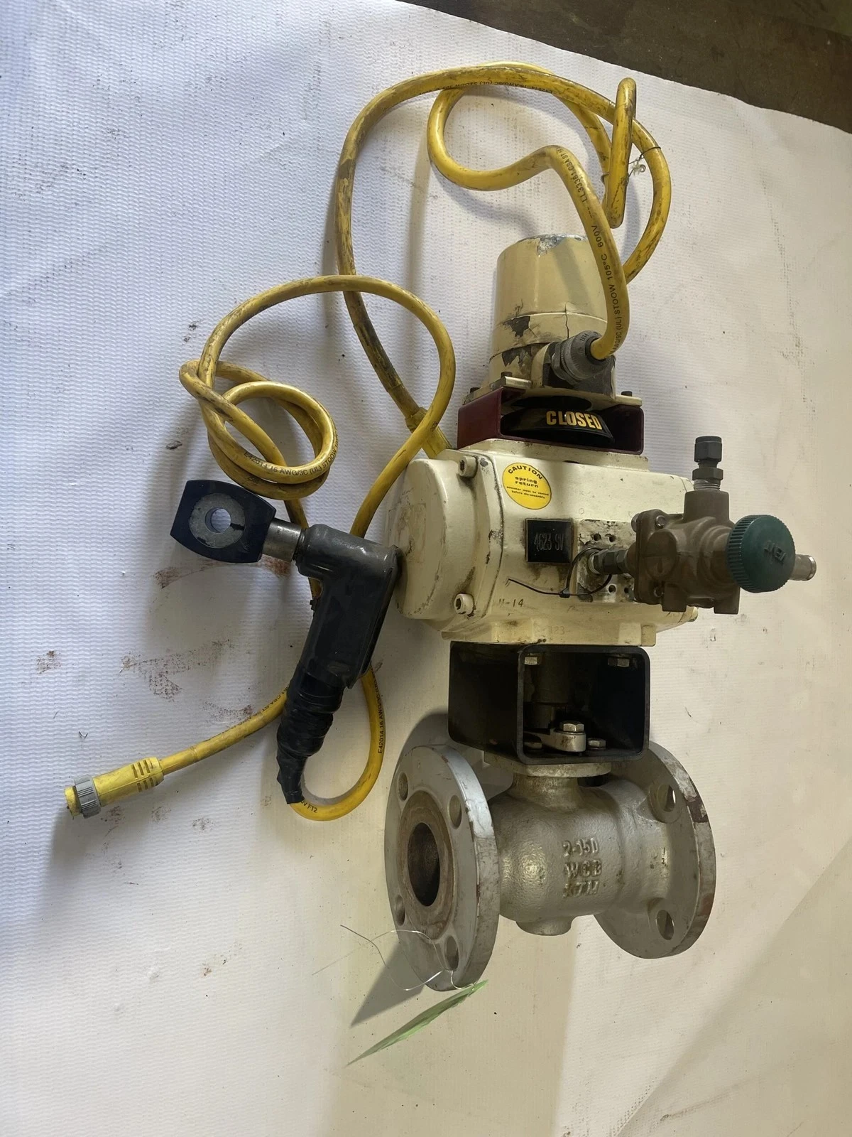 ELOMATIC A931100741 Control Valve with Actuator and Wiring Harness