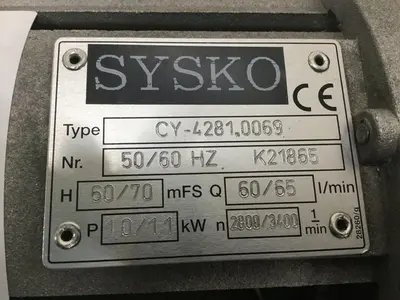 USED SYSKO CORPORATION CY-4281.0069