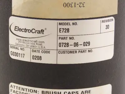 Used RELIANCE ELECTRO-CRAFT _UNKNOWN_ Servo Motors Indiana US | Arrow Industrial #1408446