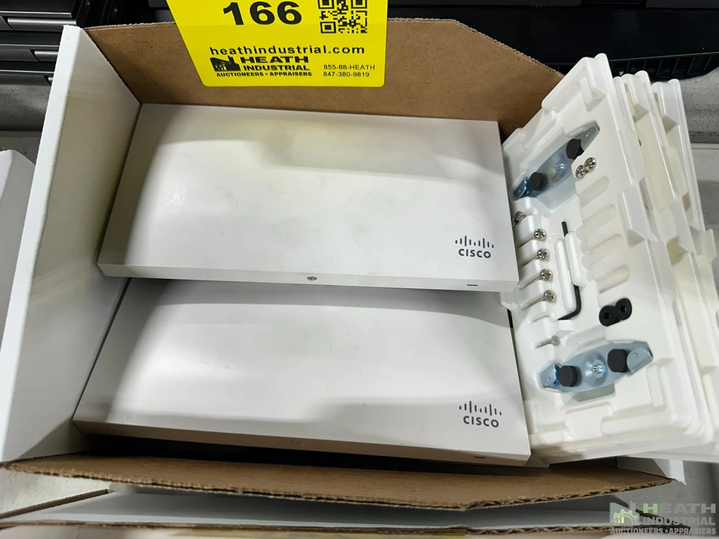 Used _UNKNOWN_ (2) CISCO MERAKI MR33 WIFI EXTENDERS W/ BRACKETS Enterprise Networking Equipment Illinois US | Heath Industrial Auction Services #1573678