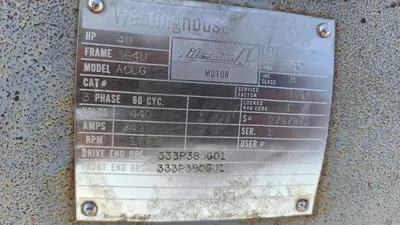 USED WESTINGHOUSE 40HP