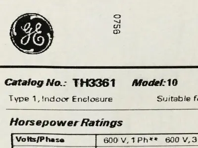 USED GENERAL ELECTRIC / GE TH3361