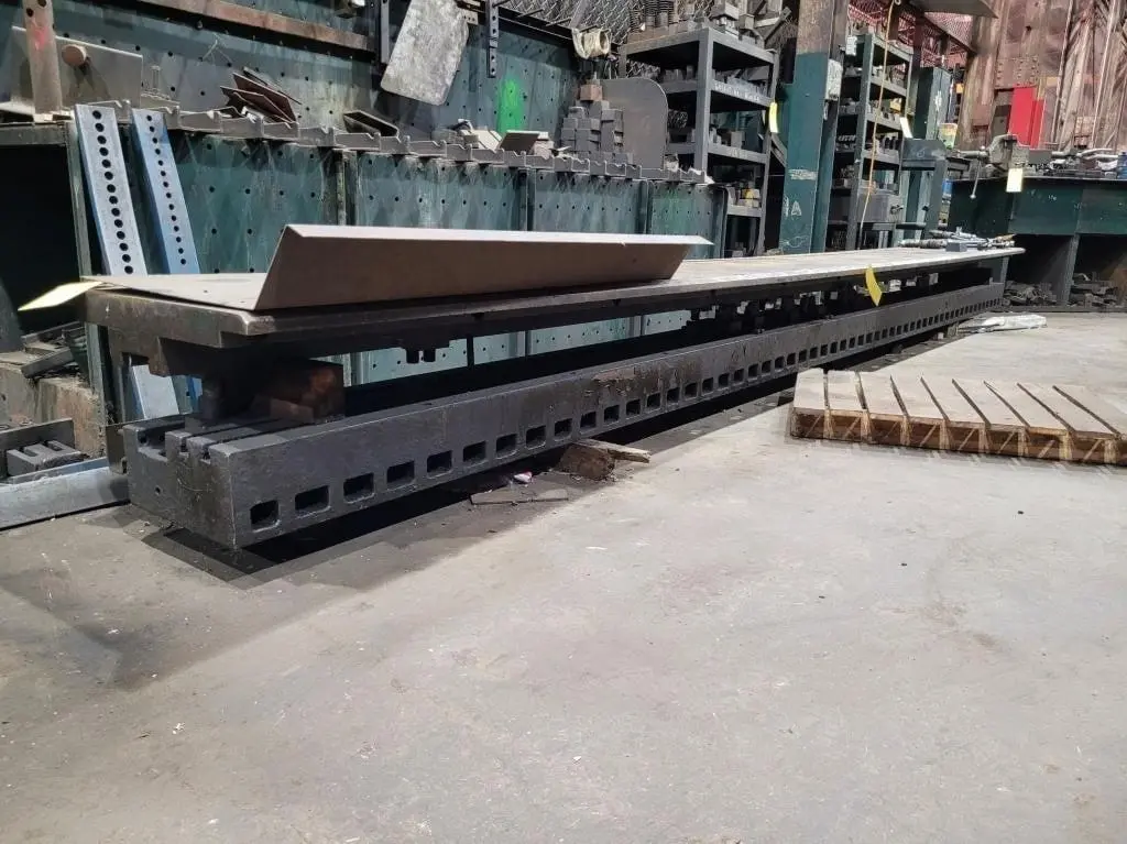 18' LONG T-SLOTTED RAIL DIE PLATE: STOCK #24011