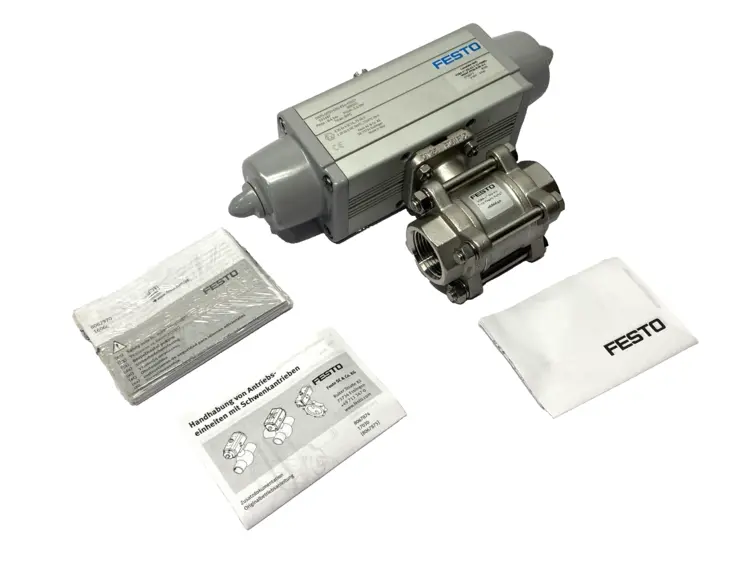 Used FESTO VZBA-1"-GG-63-T-22-F0405-V4V4T-PS30-R-90-4-C, 1758073 Linear Actuators | Maverick Industrial Sales #1112581