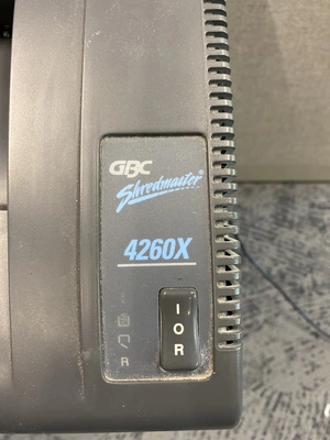 Used GBC SHREDMASTER 4260X Paper Shredders Michigan US | Miedema Asset Management Group #1334053