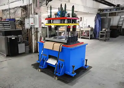 New 30 Ton x 3″ UCG 4-Post Pneumatic Cut-Off Press