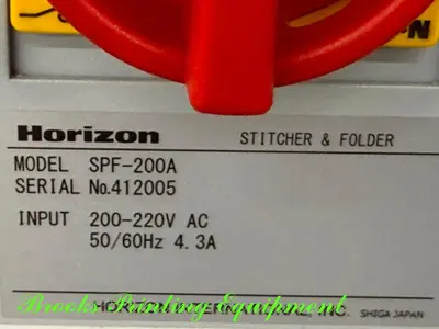 Used 2019 HORIZON SPF-200A Collators and Gatherers North Carolina US | BROOKS PRINTING EQUIPMENT #1328262
