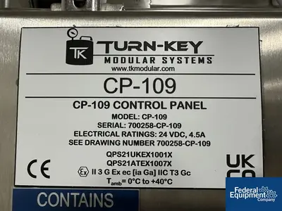 NEW Turn-Key Modular Systems (TKMS) Turn-Key Modular Systems (TKMS) Stainless Steel Tangential Flow Filtration Skid
