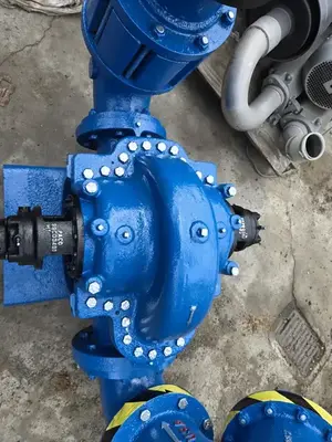 1550 GPM @ 135' PACO / Grundfos, 8" centrifugal water pump, w/ valves and traps