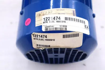 ELEKRIM MOTOR 3 SLH804A 460V 1680 RPM 1221474 MFD 2008 STOCK #1701
