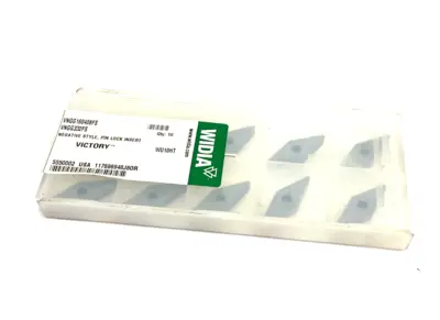 5550002 | Widia  Victory™ Turning Insert Finishing Sharp VNGG160408FS PKG OF 10 - New Other