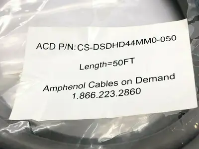 New | in-Stock Amphenol CS-DSDHD44MF0-050 Computer Accessories Michigan US | Maverick Industrial Sales #1410715