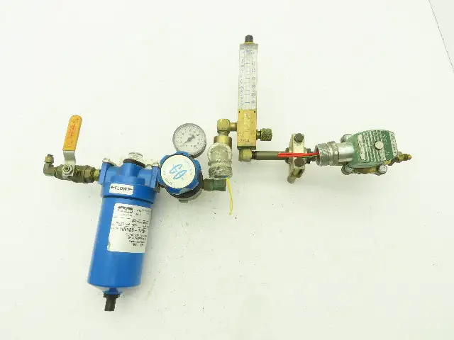 Parker HN15S-10CW Compressed Air Filter Regulator Solenoid Valve Assembly