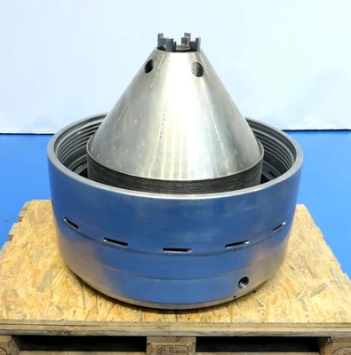Westfalia MSE 500-01-177 warm milk/whey skimmer, 316SS.