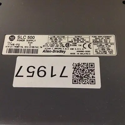 USED ALLEN BRADLEY 1746-P2 SER C / 1746-A10 SER B