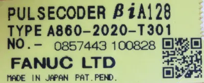 NEW FANUC A06B-0075-B203 SERVO MOTOR A860-2020-T301 A06B0075B203
