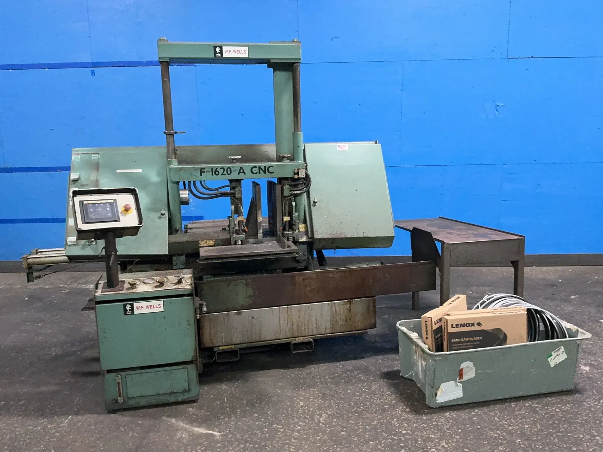 Used W.F. WELLS INC F1620A CNC Horizontal Dual Column Band Saws Ohio US | HGR 24 #1345240