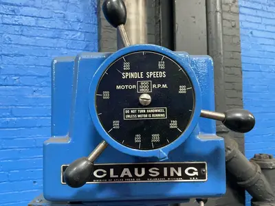 Used CLAUSING 22V1 Heavy Duty & Sensitive Single Spindle Drills Ohio US | HGR 24 #1456125