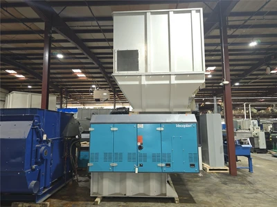 50" x 60" Vecoplan Model V-Eco 1300 Single Shaft Shredder, New 2020