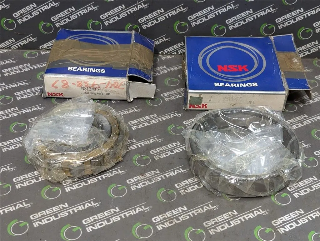 NSK N313MCE Cylindrical Roller Bearing Inner and Outer Set 65x140x33 105 New NIB