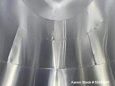 Unused 6,000 Gallon Stainless Steel Tank – 304 SS Insulated Vessel with CIP Spray Ball & Dual Discharge