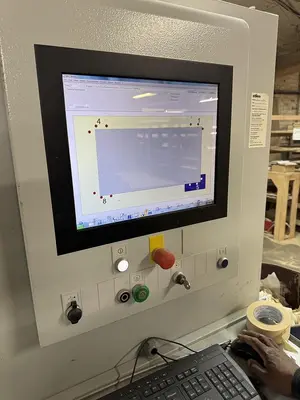 WEEKE VANTECH 480, 4' x 8' CNC ROUTER WITN PANEL MATERIAL HANDLING & INTEGRATED DUST COLLECTION SYSTEM
