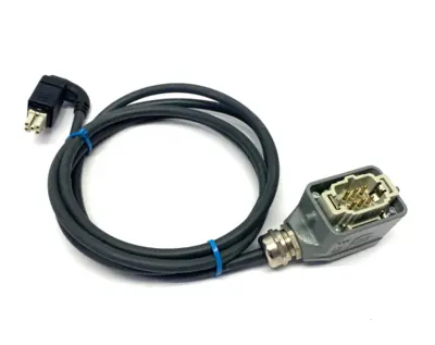 Used ATLAS COPCO DOUBLE ENDED POWER CORDSET W/ HARTING 19300061540 HOOD Cable & Wire | Maverick Industrial Sales #1106345