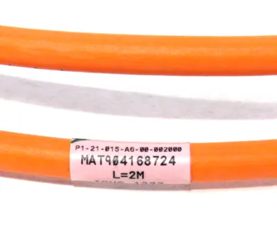 NEW KOLLMORGEN P1-21-015-A6-00-002000 CABLE P121015A600002000