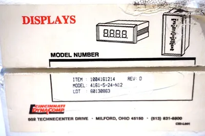 NEW CINCINNATI ELECTROSYSTEMS 14161-5-24-N12