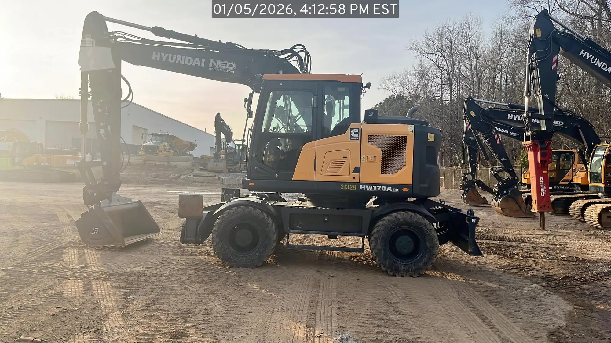 Used 2023 HYUNDAI HW170A CR Wheel Excavators North Carolina US | National Equipment Dealers #1422333