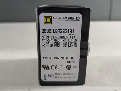 USED SQUARE D 9080 LBA362101