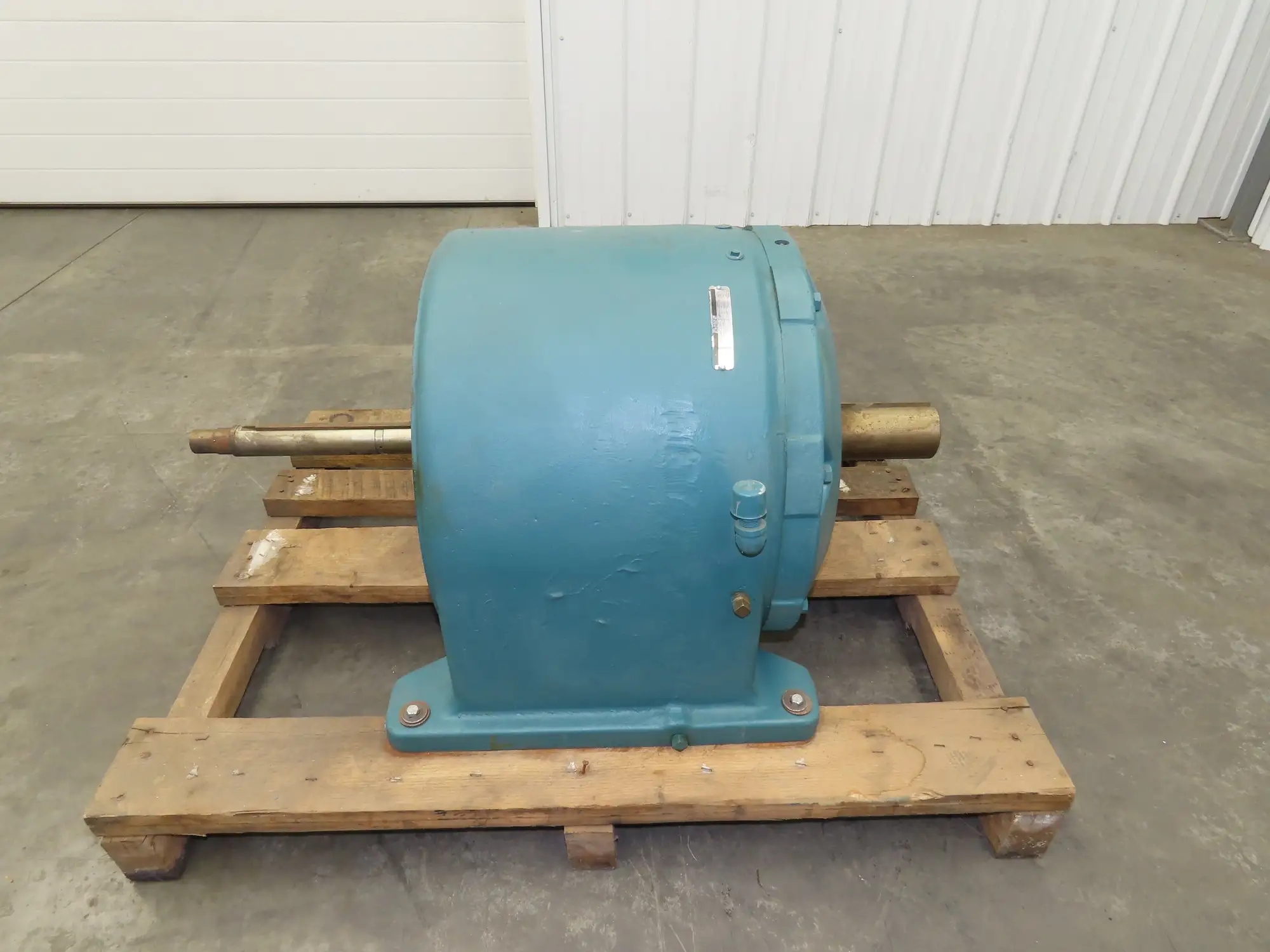 Reliance Electric Inline Gearbox 130:1 Ratio Reducer 1-5/8" Dia Ext Input Shaft