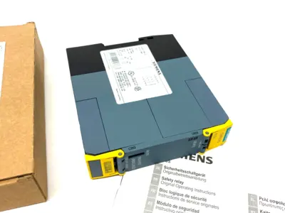 USED SIEMENS SIRIUS SAFETY RELAY, OUTPUT EXPANSION, SPRING TYPE, 24VDC