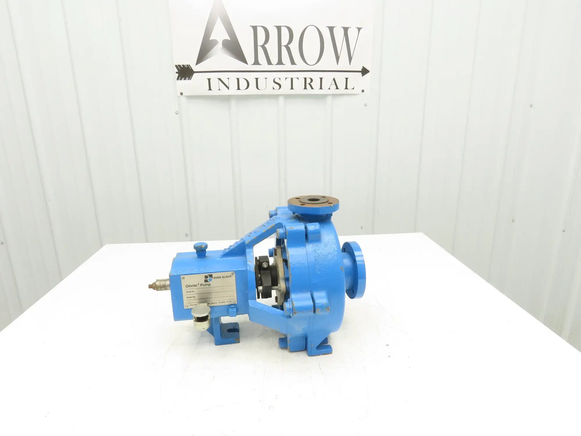 Dorr-Oliver ANSI AA/HL Olivite Rubber Lined Centrifugal Pump 1"x1.5" Flanged