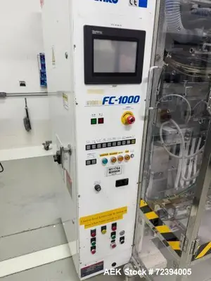 Used Sanko FC-1000-C11L 11-Lane Stick Pack Vertical Form Fill Seal Machine with Volumetric Feeder & Checkweigher
