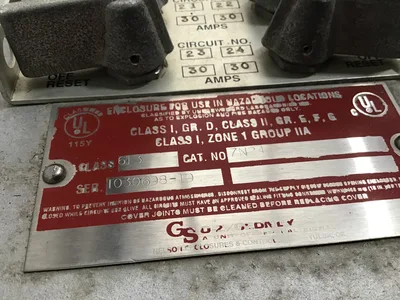 GS 7N24 Enclosure Explosion Proof Panelboard Breaker Hazardous Location