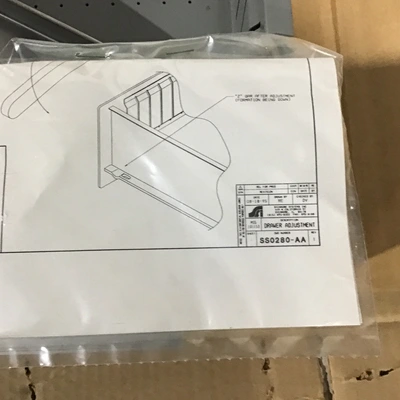 Unbranded 86591070-SS0280-AA Gray Steel Rack Mount Shelf Drawer Adjustment 7″