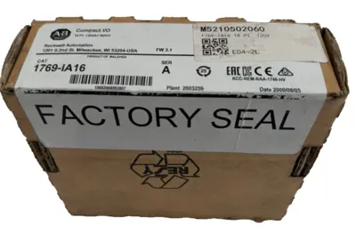 ALLEN BRADLEY 1769-IA16 INPUT MODULE SER.A 120V 16PT 1769IA16 NEW, SURPLUS