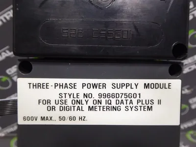 Westinghouse IQ Data Plus II 2D78522 Digital Meter w/ Power Supply/Analyzer Used