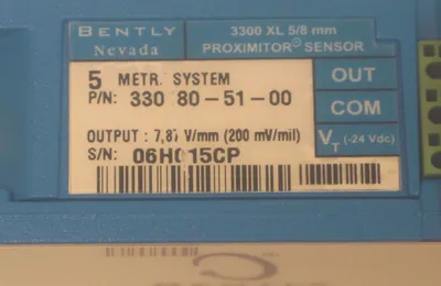NEW BENTLY NEVADA 33080-51-00 PROXIMITOR SENSOR 330805100
