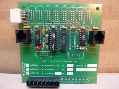USED STATIC CONTROL SYSTEMS CB-0974-301