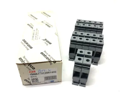 USED ABB ENTRELEC FEED-THROUGH TERMINAL BLOCK GRAY 12MM