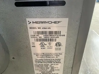 USED MERRYCHEF E4S