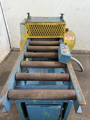 16" WIDE X 4.5" ROLL DIAMETER FRANKLIN HYDRAULIC PINCH FEED ROLL. STOCK # 0666325