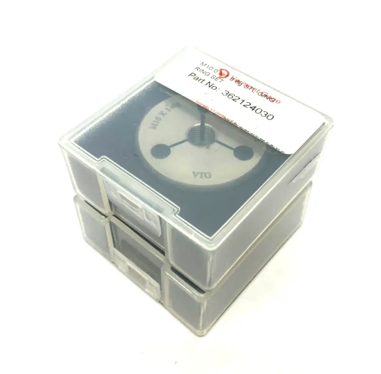 Used VERMONT GAGE THREADED RING GAUGE SET M10X1 6G Pin & Plug Gages Michigan US | Maverick Industrial Sales #1123045