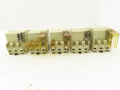 Fuji Electric CP33FS/5WD Circuit Protector 5A 3 Pole 240V Lot of 5
