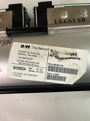 New | in-Stock BABCOCK 6312520 Pneumatic Cylinders Ohio US | Surplus Asset Holdings #1226081