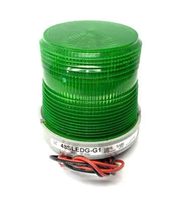 USED EDWARDS SIGNALING ADAPTABEACON STEADY-ON BEACON, GREEN, 24VDC
