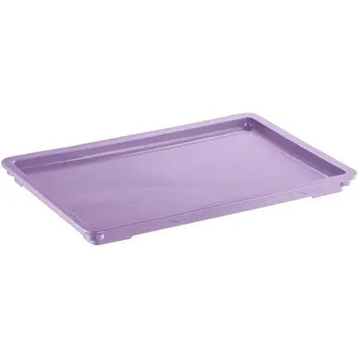 18" x 26" White - Red - Green - Blue - Yellow - Blue Heavy-Duty Polypropylene Dough Proofing Box Lid