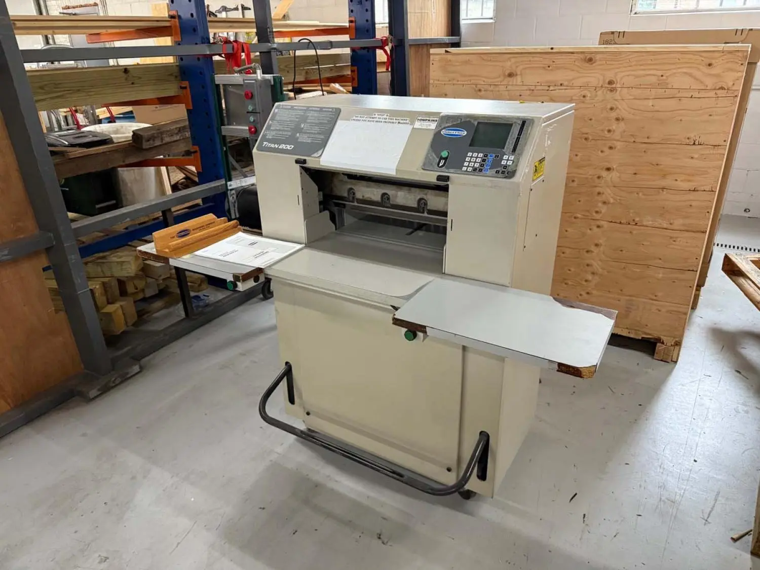 Used _UNKNOWN_ _UNKNOWN_ Paper Cutters Illinois US | Tompkins Printing Equipment #1511904